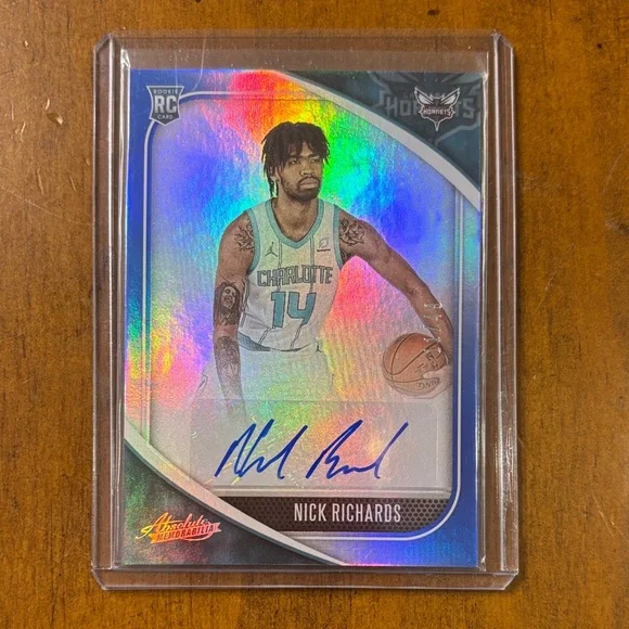 2020-21 Panini - Absolute Memorabilia Nick Richards Rookie Auto Card - Picture 1 of 2